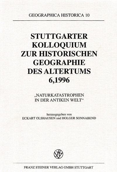 Naturkatastrophen in der &Auml;g&auml;ischen Bronzezeit. Forschungsgeschichte, Signifikanz und Beurteilungskriterien